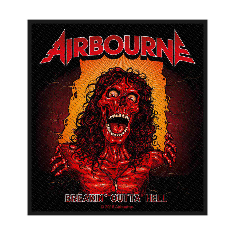Airbourne - Breakin' Outa Hell Patch - Multicolours